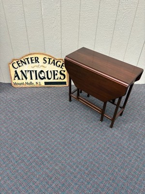 67702 Ethan Allen Drop Leaf Table, Traditional Style, Solid Wood