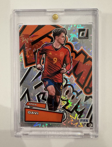 Panini 2023-24 Donruss FIFA Kaboom Insert Gavi #22 Spain Soccer Card