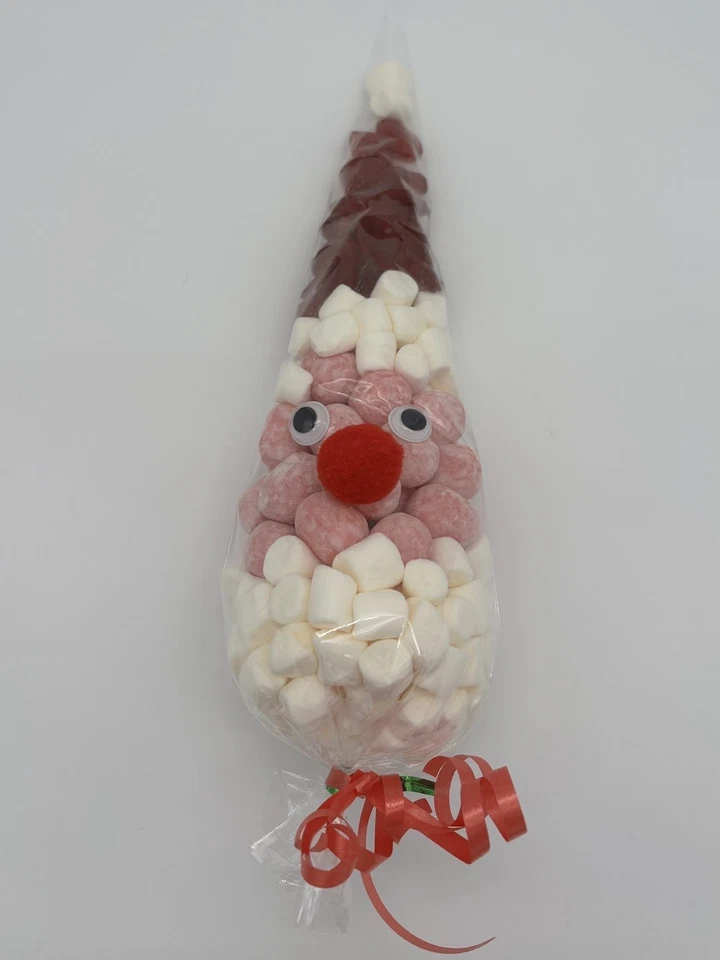5x Santa Sweet Cone, Christmas Eve Box Christmas Sweet Cones, Christmas santa’s - Image 3 of 4