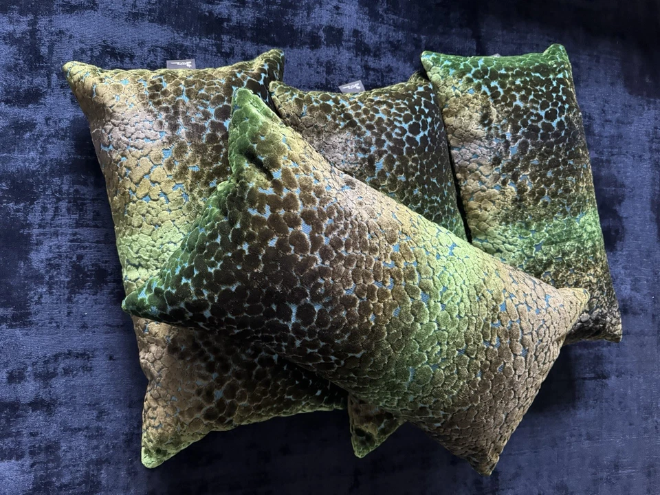 Neu Großes Bretz Kissen Boa Türkis Matilda Napali Ohlinda Couch - Bild 4 von 4