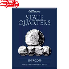 50 State Quarters Album Territories Collector Coin Folder Collecting Binder Book
