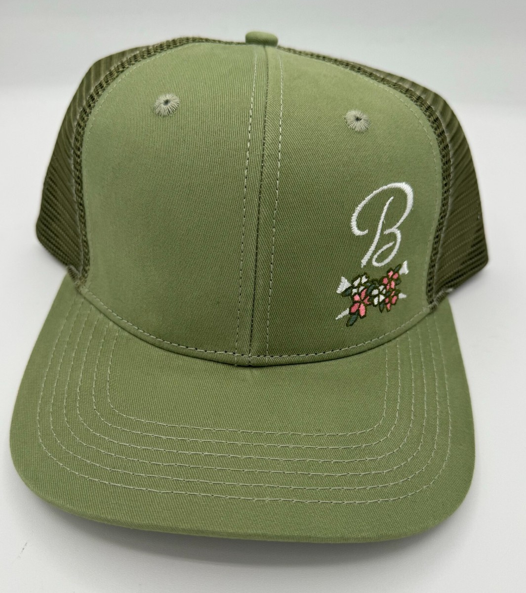 NEW Barstool Sports Golf Flower Crossed Tees Retro Trucker Hat
