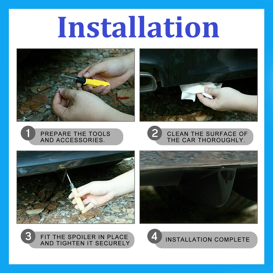 Divisor de alerón difusor parachoques trasero con luces para Lexus ES250 ES300 ES350 Foto 2 de 4