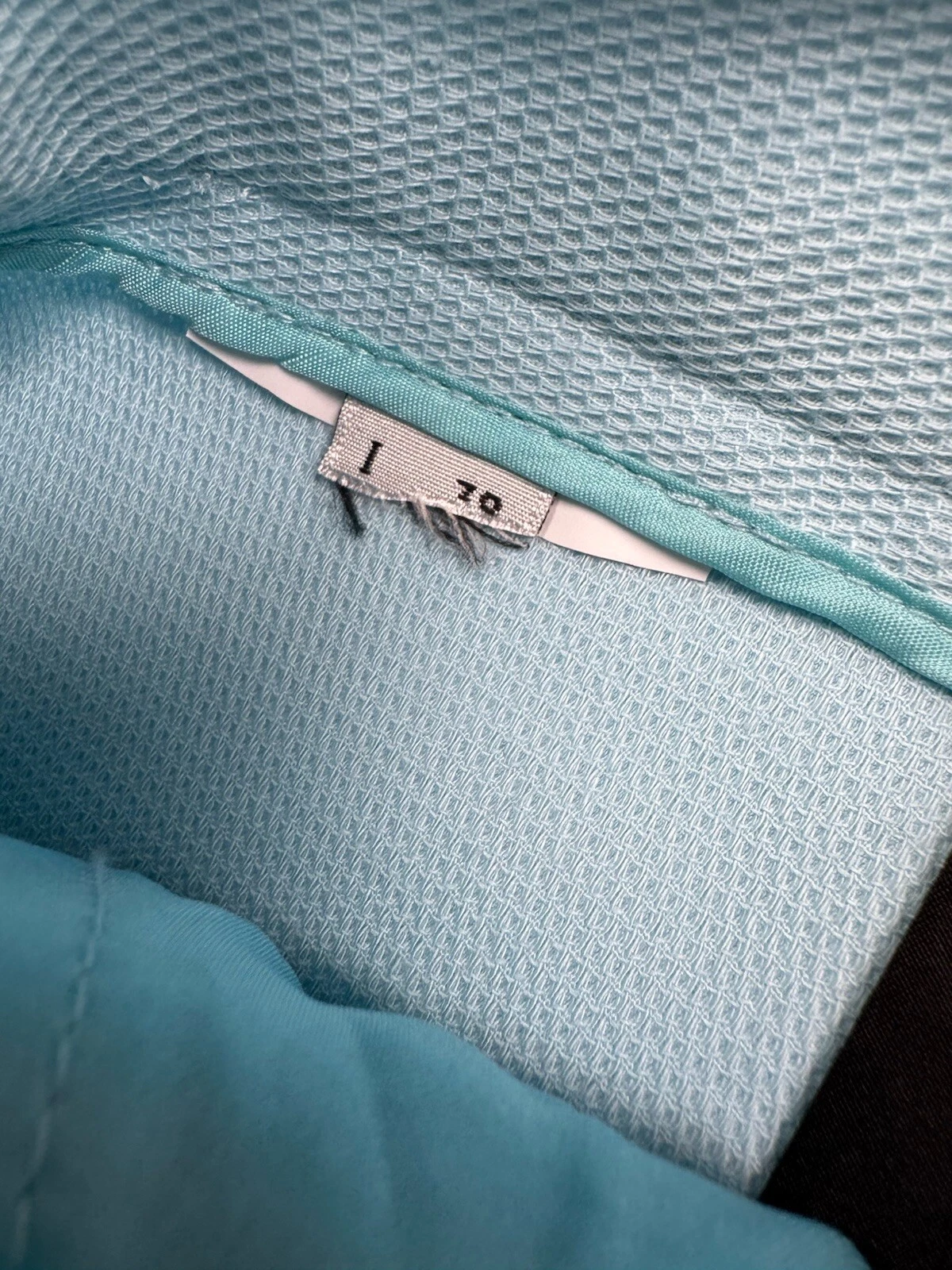 Pantalone abito donna MOSCHINO crop blu cielo misto cotone tg IT38 US XS