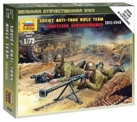 Sowjetisches Panzerabwehrteam Wwii 1:72 Figuren Plastikmodellbausatz Zvezda