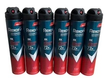 6x Rexona Men Antibacterial Protection 72HR Deodorant Spray 200ml /6.76 oz