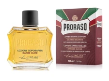 Proraso After Shave Lotion | Moisturizing for Coarse Beards Sandalwood 3.4 Fl Oz