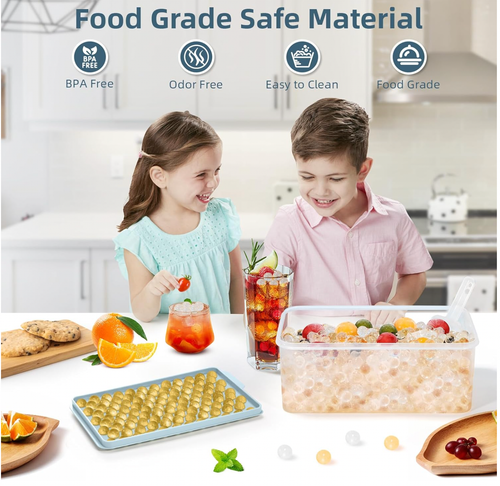WIBIMEN Mini Ice Cube Trays, Upgraded Small Easy Release Ice Cube Trays Set of 4 - Picture 4 of 7