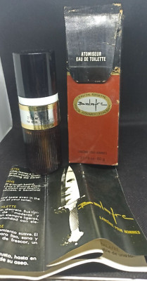 Lancome Eau De Toilette Scarf For Men Vintage Atomizer 60ml 2oz Luxury 