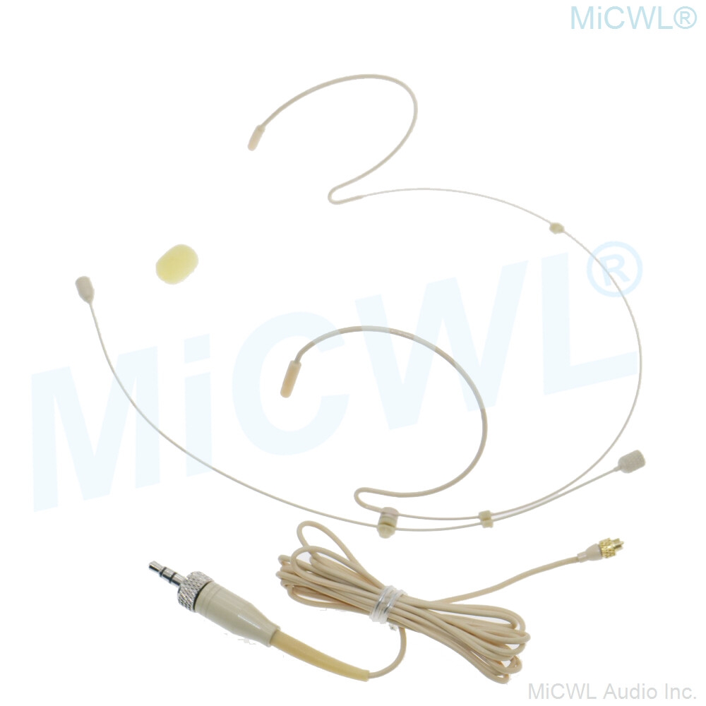 Microfono Auricolare Professionale Per Sennheiser Shure AKG Wireless Bodypack 3,5 Mm Con Serratura 4 Pin 3 Pin Mini XLR Headworn Mic - Foto 6