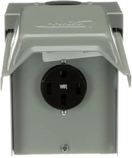  Temporary Power Outlet Panel with Receptacle Electrical and Amp Panel 120/240V 