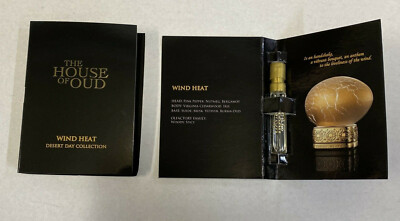 ( 2 ) The House of Oud Wind Heat Eau de Parfum Vial Spray 2ml