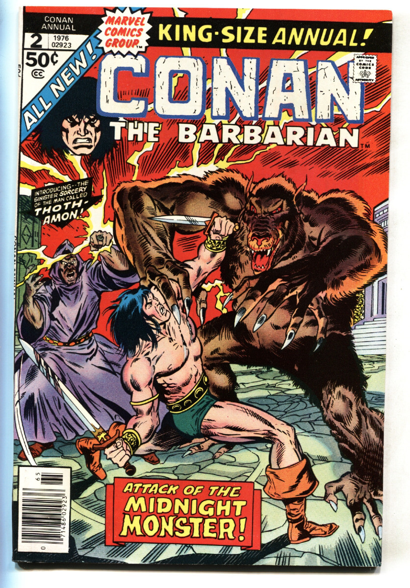 Conan The Barbarian Annual #2 1976 - Marvel -VF/NM - Comic Book | eBay