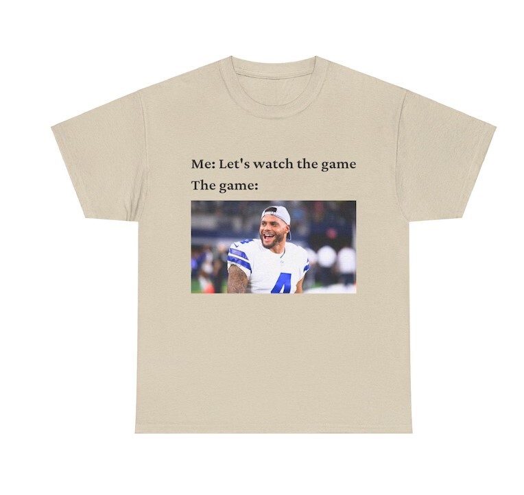 Watch The Game Dak Prescott Tshirt, Bootleg Cowboys Shirt