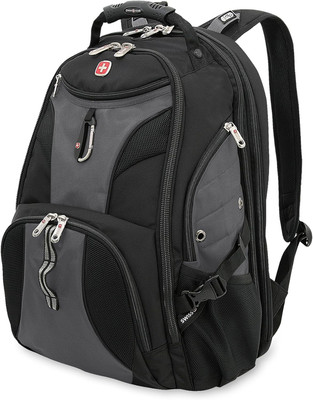 1900 Scansmart TSA 17 Laptop Backpack, Grey/Black, 19-Inch
