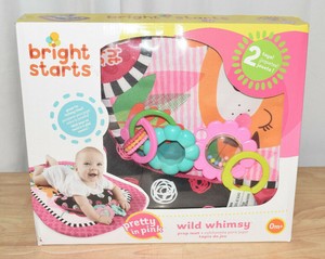 bright starts play mat pink