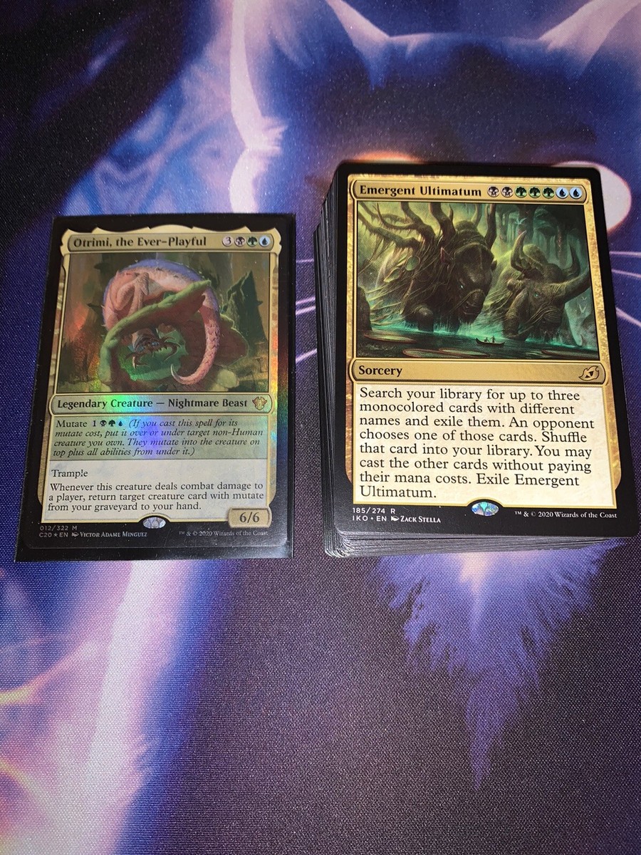 Mtg Full EDH Deck - Otrimi, the Ever-Playful Mutate - Lots of  Rares/Mythics!!!