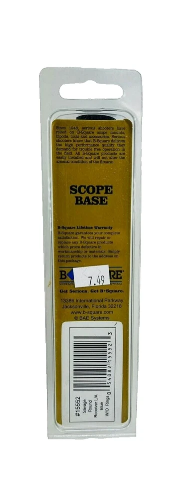 B-Square Safariland Savage Short Action Accu-Trigger Scope Base 15552 - Image 3 of 3