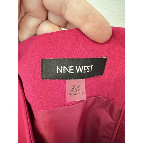 Nine West dunkelrosa Damen Karriere Rock 20W Poly/Viskose/Elasthan - Bild 2 von 11