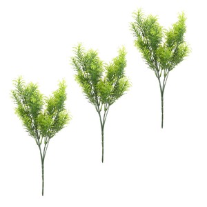 Pack 3 Artificial Cedar Pine Trees Green Plants Home Garden Decor