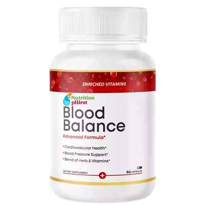 Blood Balance  Formula  All Natural Cardiovascular Support Blood Sugar Support..