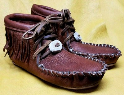bison leather moccasins