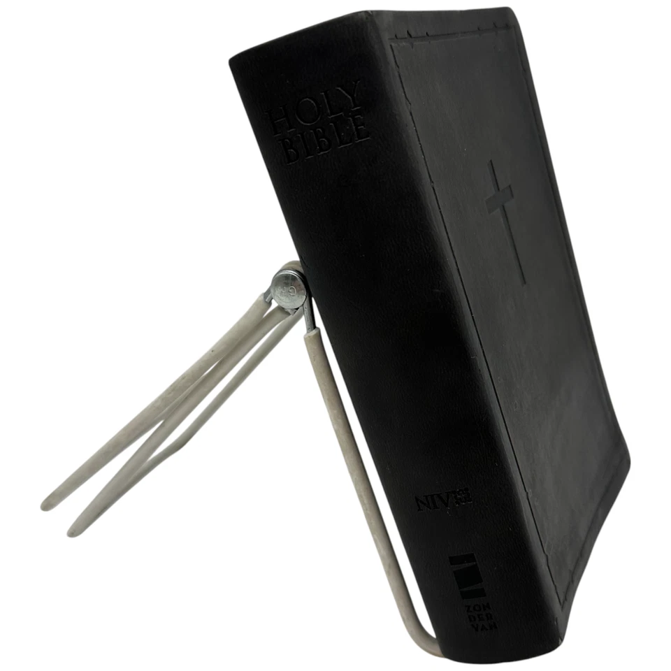 Compact New International Version Holy Bible 4"x6" Black Italian Duo-Tone 2011 - Image 2 of 4