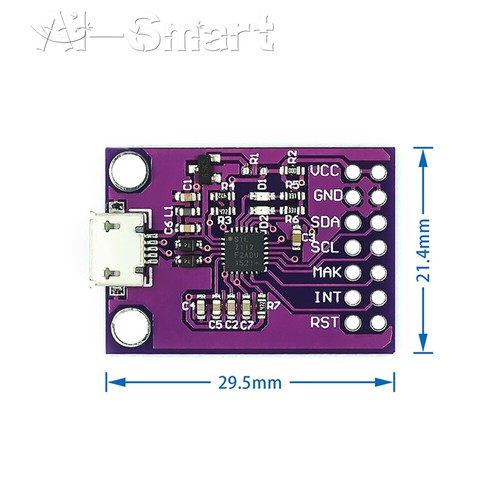 1-10Pcs CP2112 Module micro USB to SMBus I2C Communication CCS811 Debug Board - Picture 4 of 18