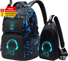 Rucksack Schulrucksack Teenager Coole Schule Daypack Schultasche Outdoor Camping