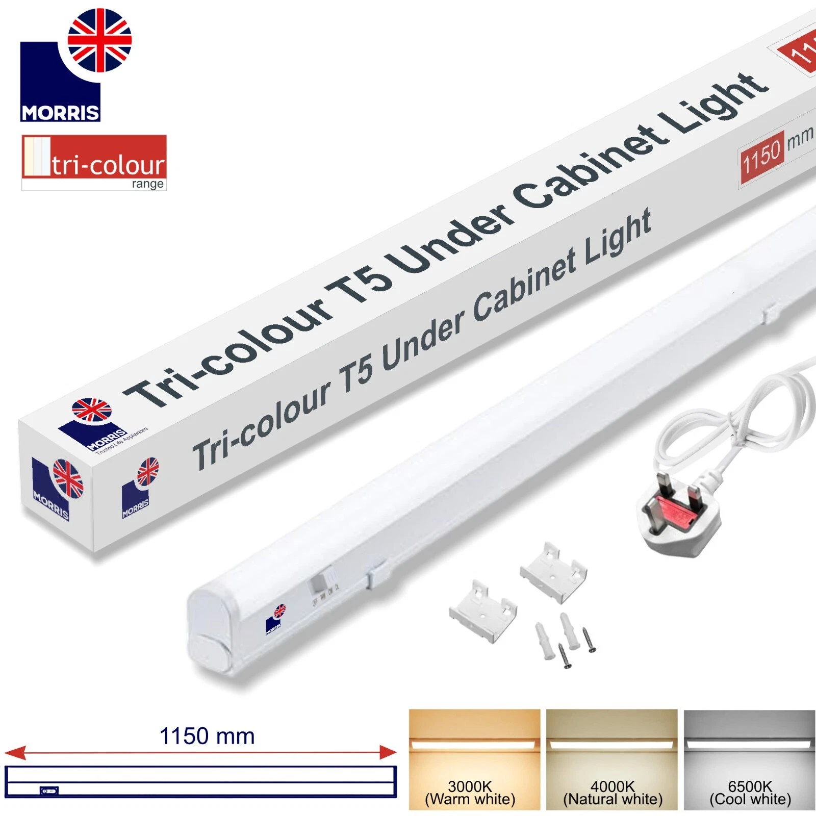 LED Under Cabinet Light T5 Linkable Kitchen Light Cupboard Light 3 Colours Strip
Opens in a new wind
