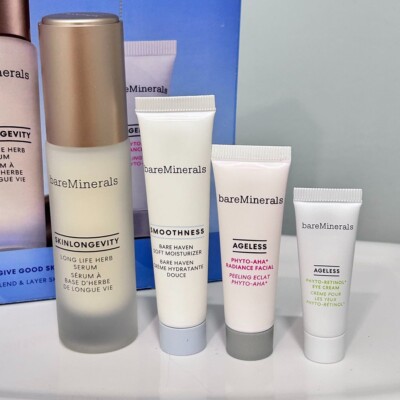 New bareMinerals Give Good Skin 4-Piece Blend & Layer Skincare Set