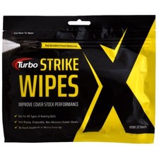 Turbo Strike Wipes Bowling Ball Cleaning Wipes 20 Pack