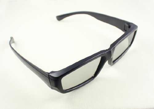 1 Paire Noir Adultes Passif Circulaire Polorised 3D Lunettes Tvs Cinema LG Reald - Picture 5 of 9