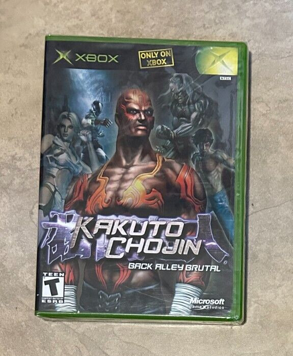 Kakuto Chojin Back Alley Brutal NUEVO sellado de fábrica para el sistema Xbox original