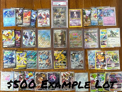 100 PERCENT VALUE!  Mystery Lot Of Pokemon Cards EX, V, IR, VMAX - READ DESC