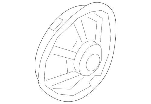 Altavoz trasero derecho para Ford LB5Z-18808-DA