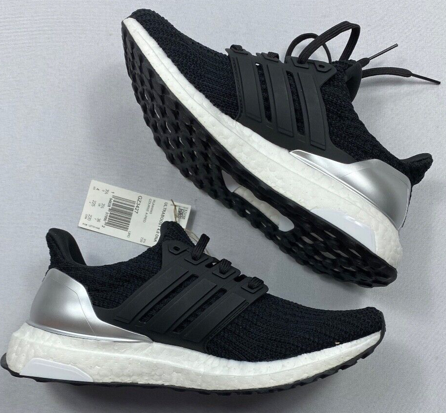 adidas gazelle silver green womens adidas Men's Ultraboost 4.0 DNA Shoes Black White / 9.5