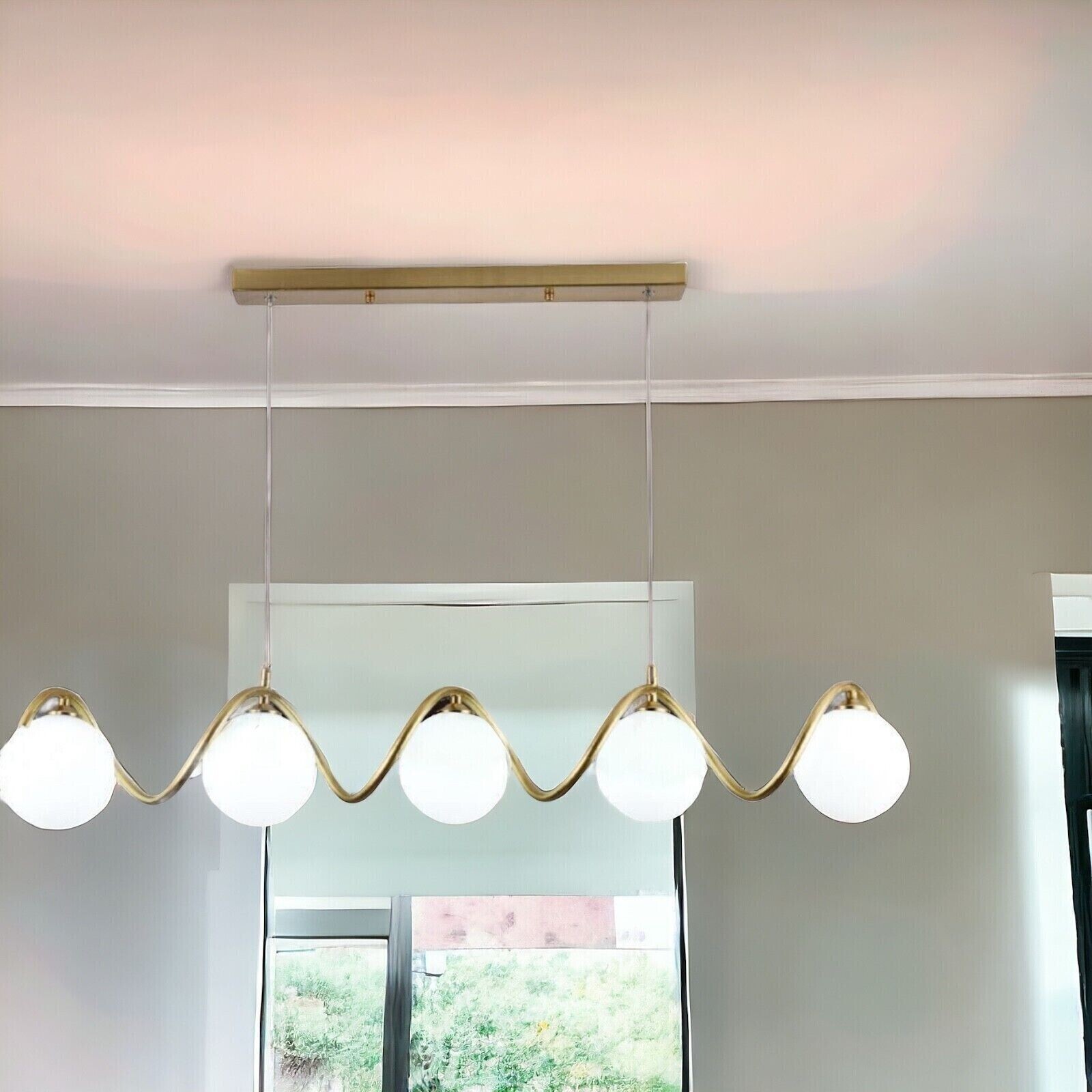 Lampadario Soffitto 5 Luci G9 Vetro Bianco | Prezzo e Qualità