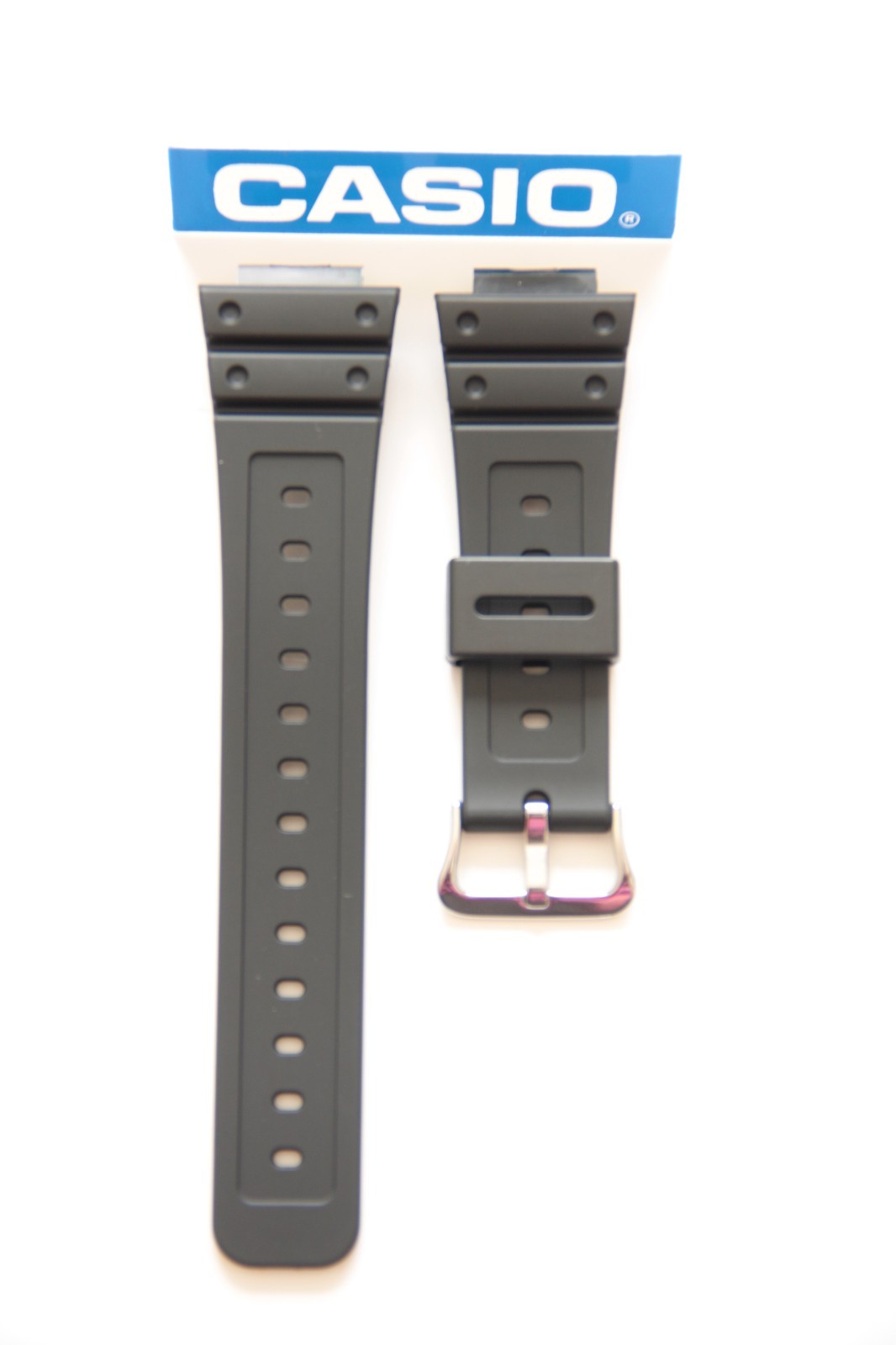 CASIO GShock DW5600E1V 16mm Original Black Rubber Watch BAND Strap G