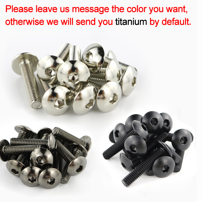 Fit For 20022013 Honda VFR800 Fairing Bolt Kit Bodywork Screws Steel