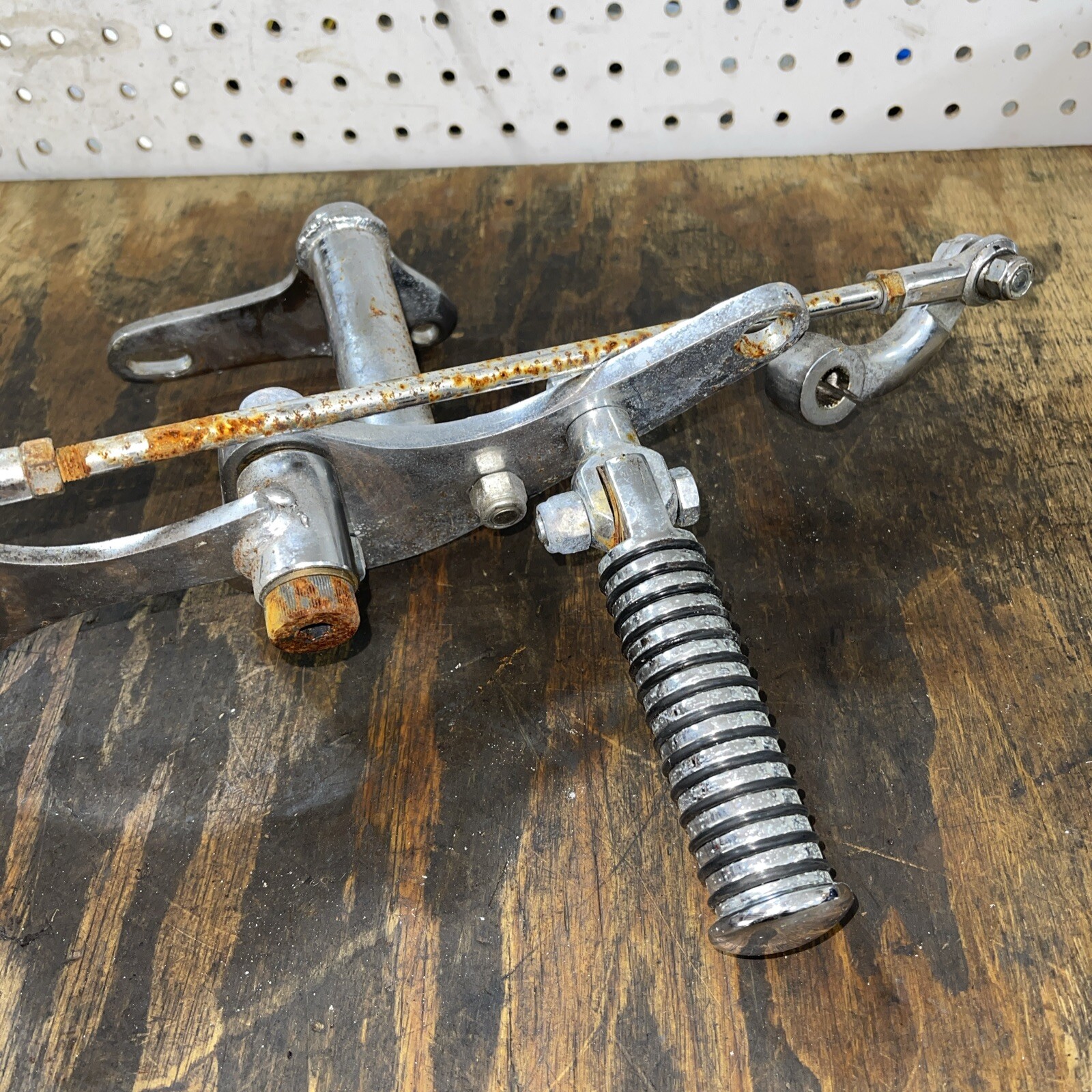 Harley Ironhead Sportster Forward Controls Right Left Brake Pedal