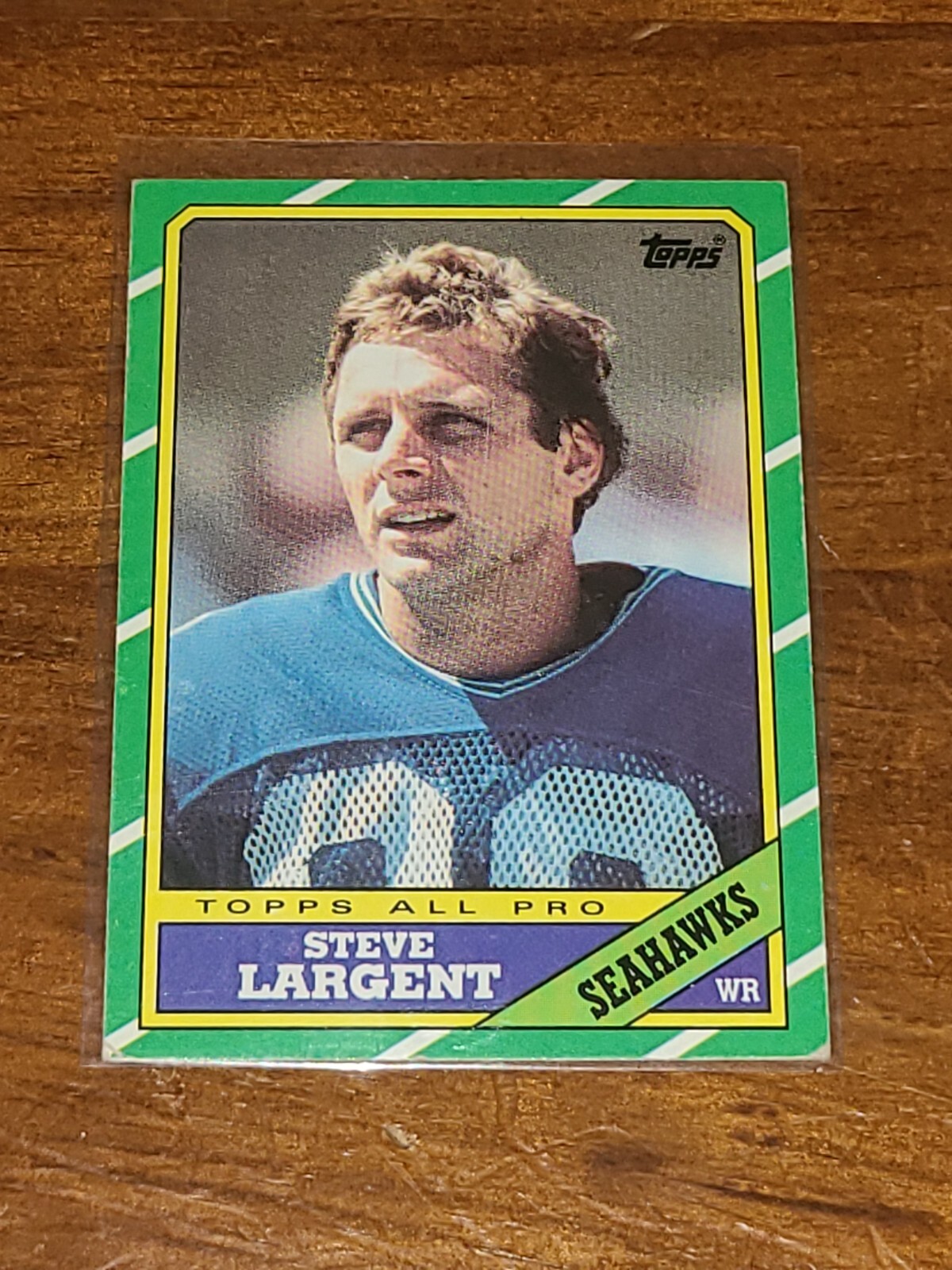SEAHAWKS STEVE LARGENT 1986 TOPPS #203