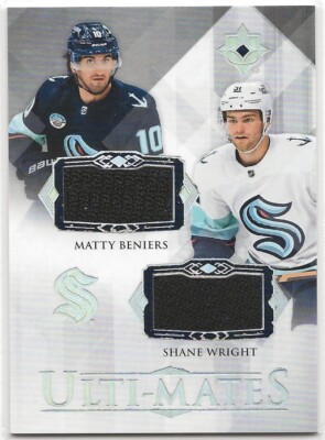 2023-24 Upper Deck Ultimate Collection - Ulti-Mates Matty Beniers, Shane Wright