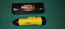 Duracell ProCell Plastic Outdoor Indoor Safety Flashlight NIB