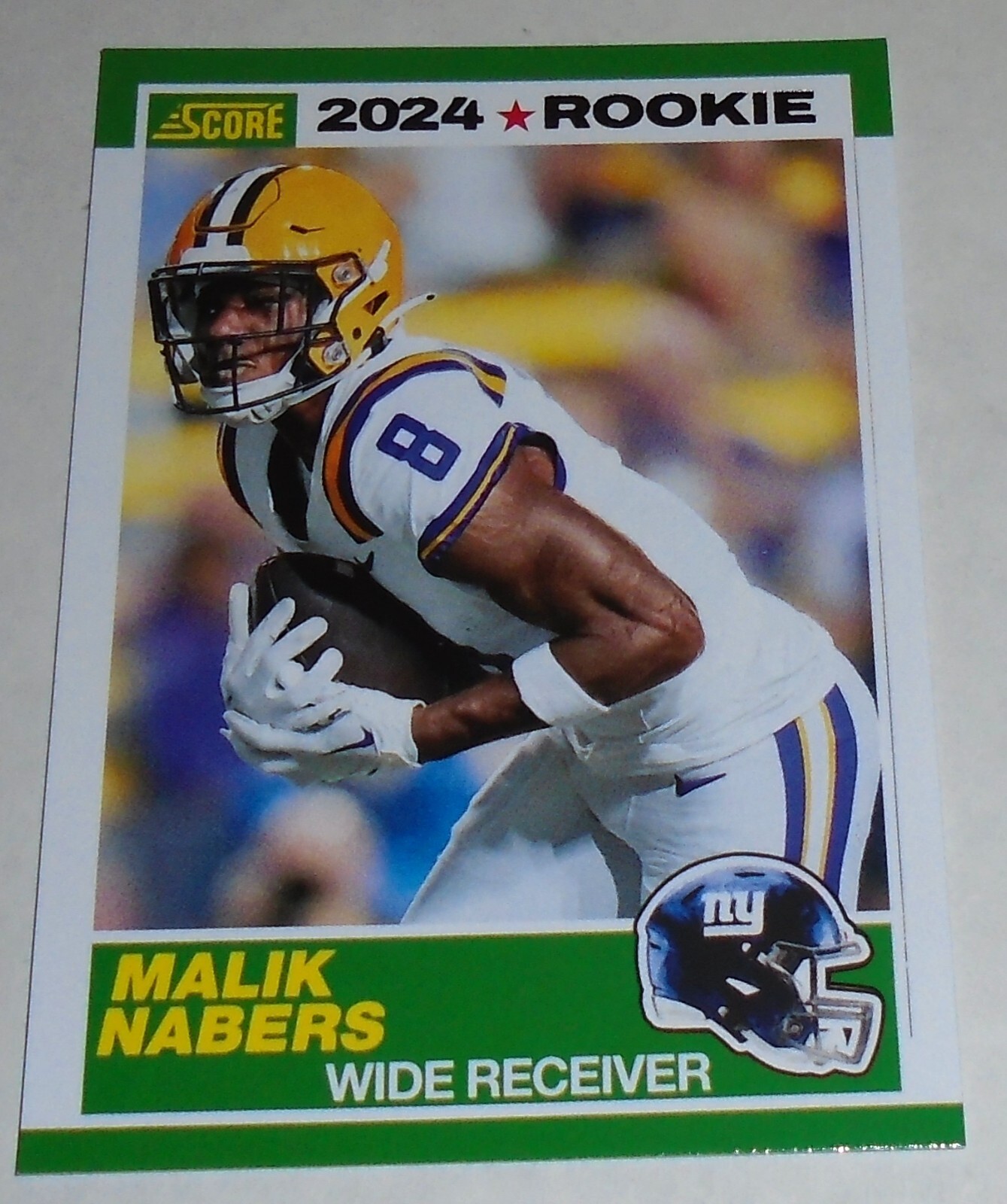 2024 Score Malik Nabers 35th Anniversary Rookie card RC #5