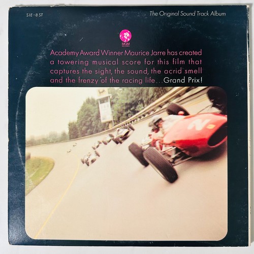 Grand Prix - LP - Original Soundtrack Album - Vinyl Record - James Garner SIE8ST - Picture 6 of 8