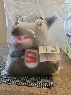 ''Mr Wolf'' North Carolina State University Bean Bag Mascot Soft Fabric SHONEYS