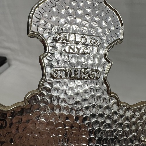 Vtg Gallo Co NYC INRI Crucifix 12" Chrome Plastic 12" Religious Easter 1967 RARE - Picture 18 of 20