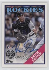 2023 Topps Series 1 1988 Topps Baseball Auto Brian Serven #88BA-BS Auto 19lw