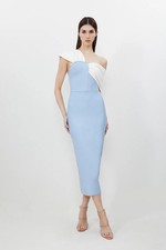 Karen Millen Midi Dress Womens Occasion Dresses